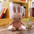 thumbnail image 1 of XICEN , Peluche Miffy Rabbit Rose Foncé Jouet en Peluche Bébé Confort Poupée Rembourrée Coussin Cadeau pour Enfants, 1 of 1