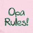 thumbnail image 2 of CafePress - Opa Rules! Baby Onesie - Baby Light Bodysuit, Size Newborn - 24 Months, 2 of 4