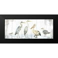 thumbnail image 2 of Reed, Tara 24x12 Black Modern Framed Museum Art Print Titled - Birds of the Coast Rustic Panel, 2 of 5