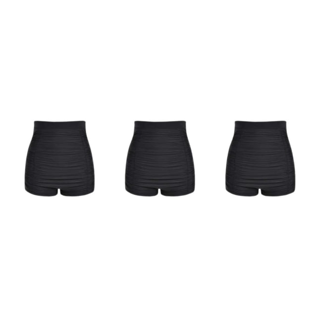 Traje de baño modesto Greeniant mujer negro 3XL