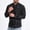 Black, variant on Men's Point-Collar Vertical-Print Slim-Fit Shirt, Stretchy Wrinkle-Resistant Fabric for daily commutes Black XXXL