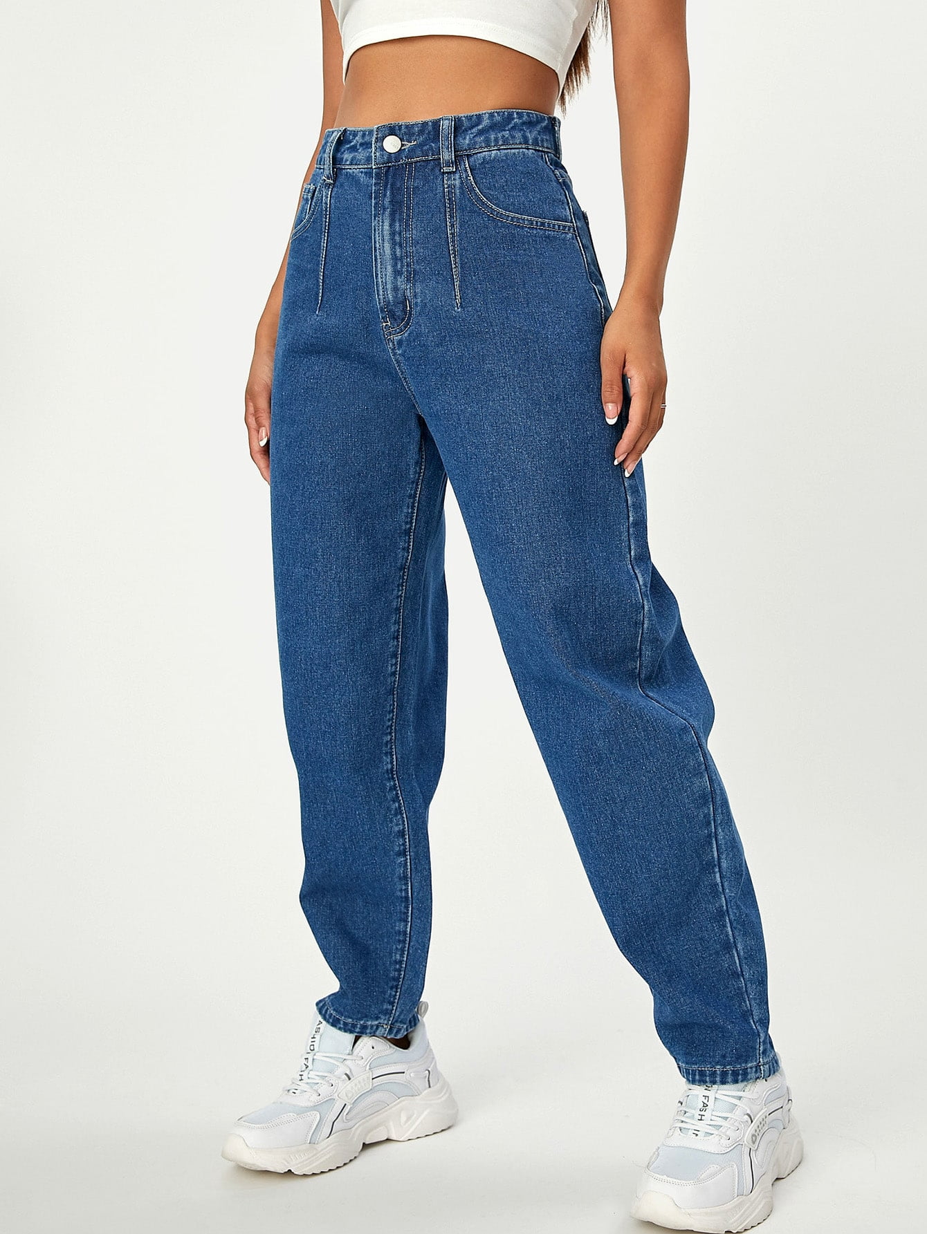 Women's High Waist Mom Jeans 5912W64833 
