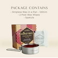 thumbnail image 5 of Honeybee Stripless Wax | Pan with Handle | Spatula | Post Wax Wipes | For Upper Lip, Chin, Jaw, Underarms and Brazilian | For face and sensitive areas | 120g, 5 of 6
