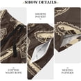 thumbnail image 5 of GZHJMY Sleep Short for Men, Pajama Pants with Side Pockets Elastic Waistband Drawstring, Christmas New Year Birthday Gifts, Large - Vintage Chainsaws, 5 of 7
