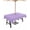 Lavender Purple, variant on Fsddascl Teal Outdoor Tablecloth - 52x70 Inch Rectangle Dining Table Cover, Turquoise Pure Teal Waterproof Outdoor Table Cloth with Umbrella Hole & Zipper for Picnic/Patio/Party