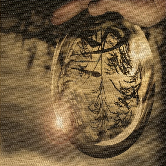 Ahgly Company Indoor Square Patterned Cinnamon Brown Area Rugs, 4' Square