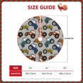 thumbnail image 2 of Haiem Color Tractor Pattern Christmas Tree Skirt Merry Christmas Party Christmas Tree Decoration,New Year Decorations-36", 2 of 6