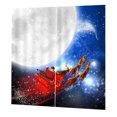 thumbnail image 1 of Cortinas de ventana con aislamiento opaco Sunnimix Cortina plisada de navidad, 1 of 5