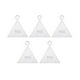 thumbnail image 2 of 5 piezas de de plata esterlina, pendiente de moda, colgante de gota con lazo, fabricación de joyas de bricolaje, pendientes, collar de pulser 12x10mm tri Baoblaze Sterling Silver Charms Pendant, 2 of 8