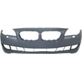 thumbnail image 4 of CAPA For 11-13 5-Series Front Bumper Cover w/Side Camera BM1000240 51117285965, 4 of 5