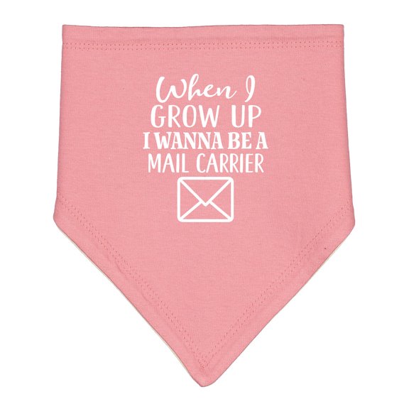 Inktastic Mail Carrier Future Postal Worker Baby Bandana Bib