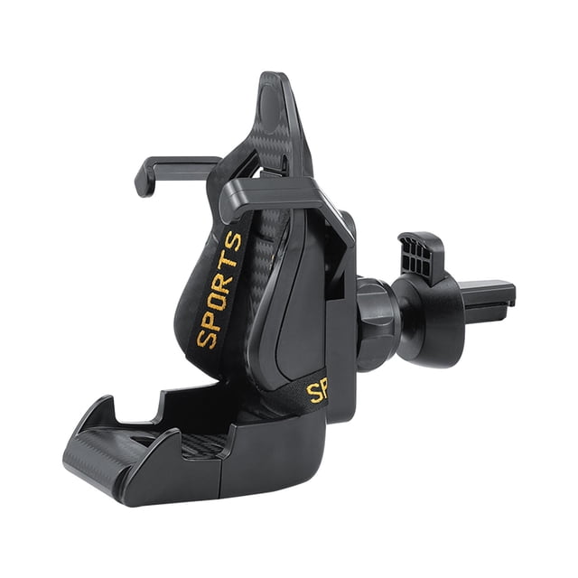 Esquirla Car Phone Holder Mount Compact Universal Auto Accessories Automobile Cradles Black Yellow Ribbon