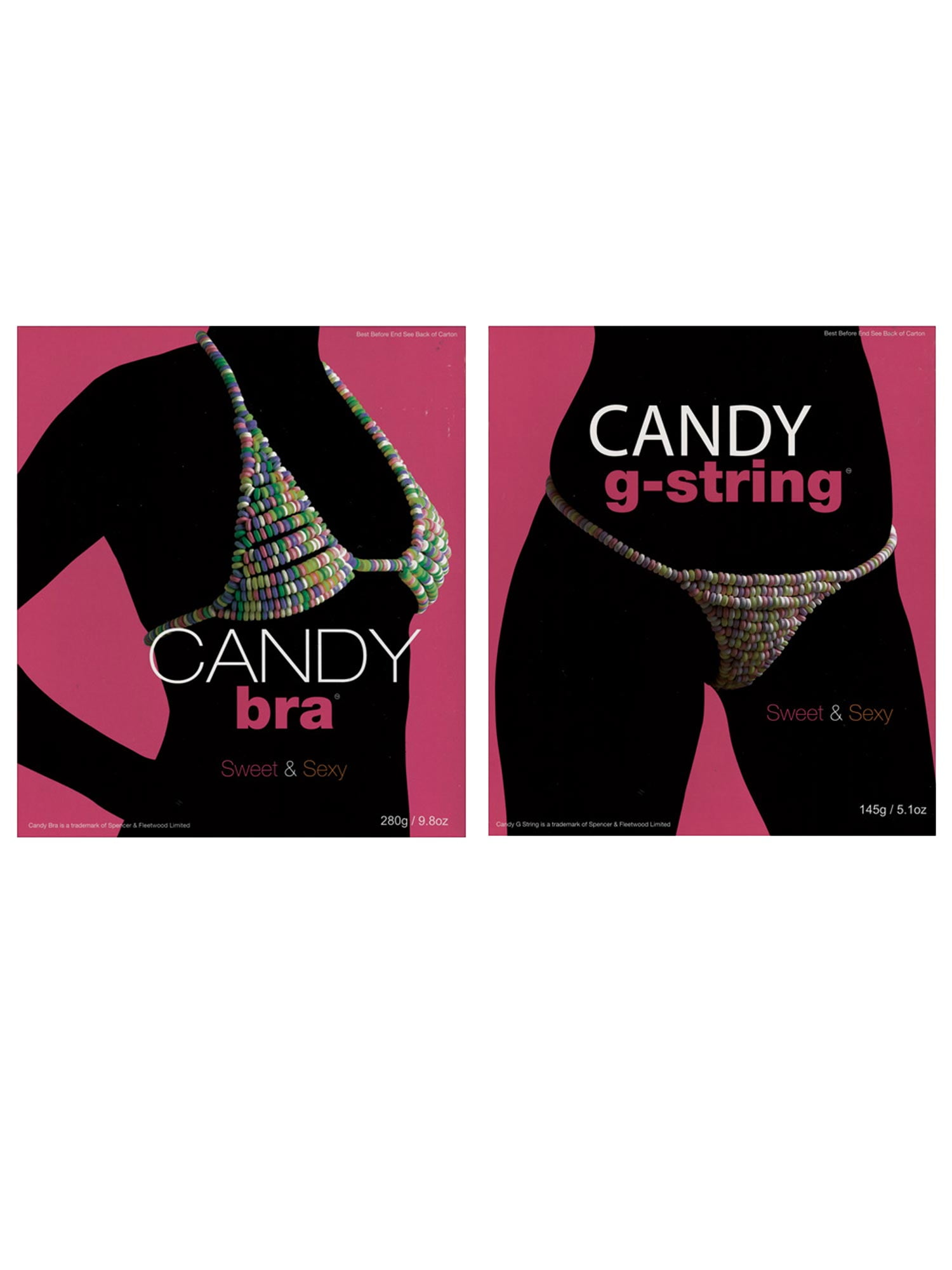 Edible Candy Lingerie Gift Set Candy Necklace Style Bra Candy Edible