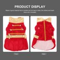 thumbnail image 4 of unbranded 1Jgo Ropa Roja Para Perro Con Detallado Disfraz Para Fiestas Y Cosplay, 4 of 6