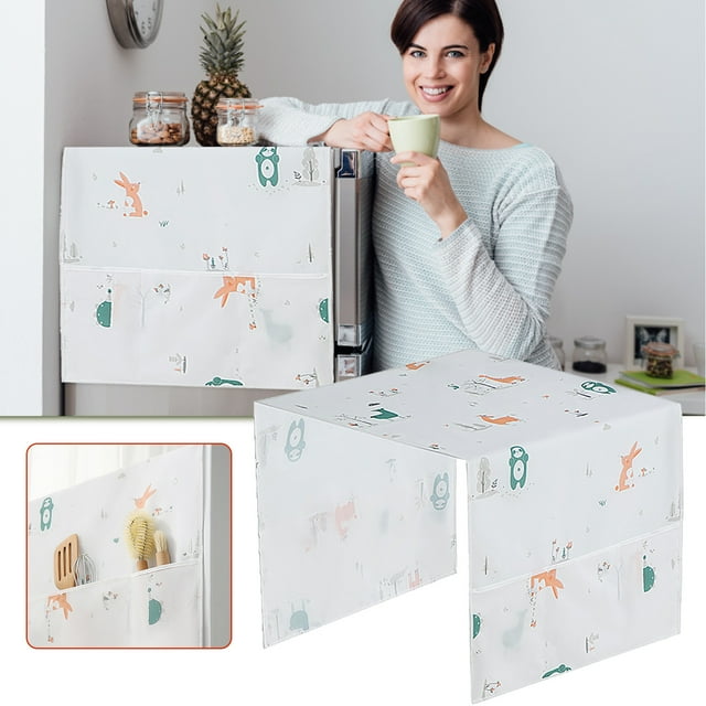 Home Textile Storage System for Kitchen Organizer Hanging Water-Proof Cover Refrigerator Range Storage Housekeeping