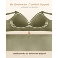 thumbnail image 6 of Cassie Liz Deep V Bras for Women Seamless Bralette Comfort Push Up Plunge Bra with Support, 6 of 7