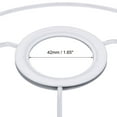 thumbnail image 3 of Uxcell Lampshade Holders Frames Lamp Shade Rings Baking Finish 7.87inch 2 Set, 3 of 6