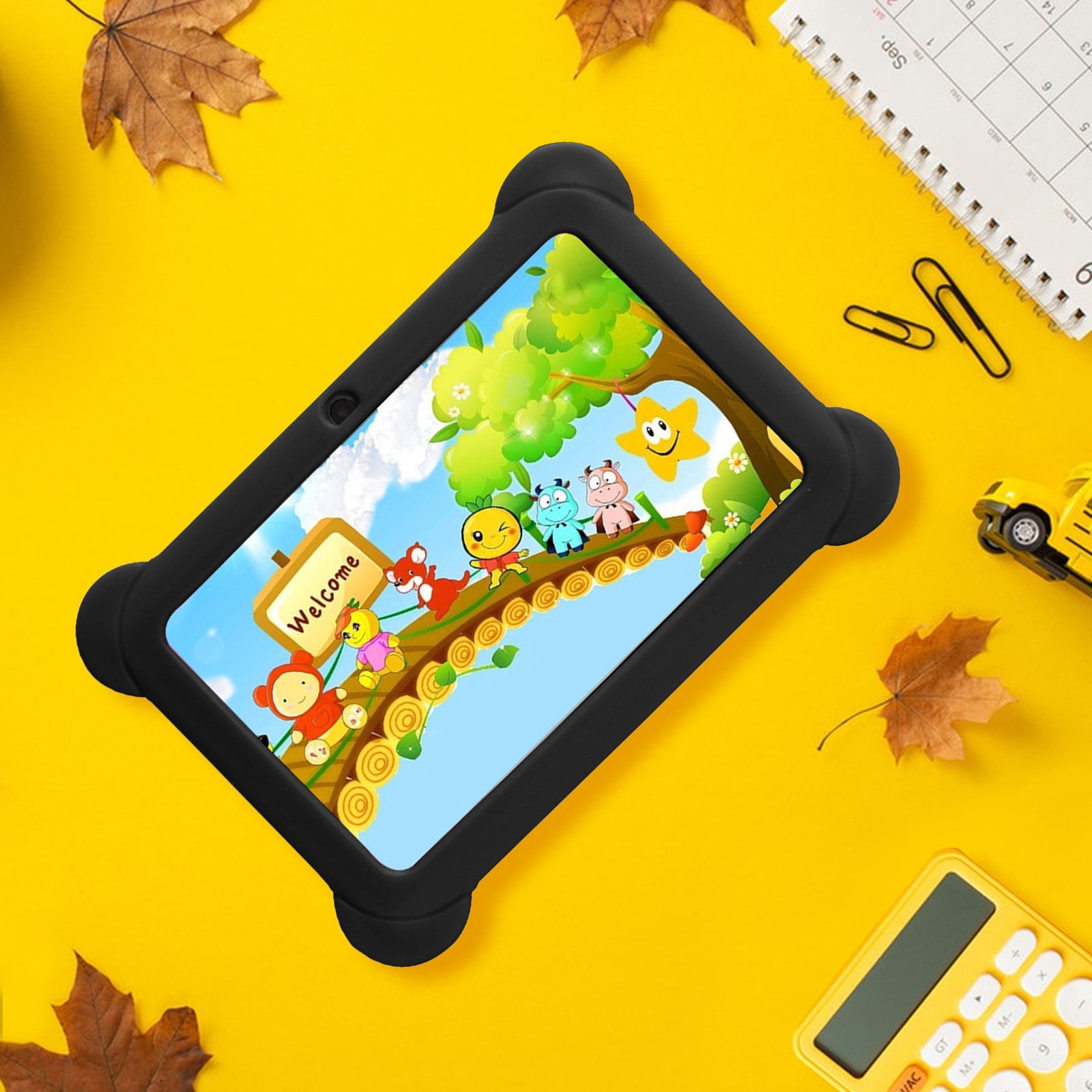 PPgejGEK 7-inch Children's Tablet Computer android Tablets Children's Early Education Learning Machine Parent-child Gift Machine Christmas Gift Built-in Cameras