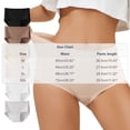 thumbnail image 3 of Annhoo Womens Plus Size Underpants Casual High Waisted Underwear Breathable Boyshort Panties Soft Elastic Slip Shorts, 3 of 5