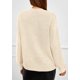 thumbnail image 4 of Suéter PRETTYGARDEN Floral de Punto con Cuello Redondo Beige M, 4 of 8