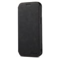 thumbnail image 1 of Flip - cover Card - inserting MagSafe - enabled Leather Phone Case for iPhone Series - Supports Wireless Charging (J06 black,iPhone15Plus), 1 of 12
