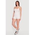 thumbnail image 2 of Women's Scoop Neck Cami Biker Romper, 2 of 3