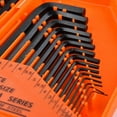 thumbnail image 4 of Juego de llaves Allen con llave hexagonal, 15 llaves Allen de brazo largo, 15 llaves Allen de brazo corto métricas para proyectos domésticos automotrices (30 piezas), naranja, 4 of 5
