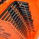 thumbnail image 4 of Juego de llaves Allen con llave hexagonal, 15 llaves Allen de brazo largo, 15 llaves Allen de brazo corto métricas para proyectos domésticos automotrices (30 piezas), naranja, 4 of 5