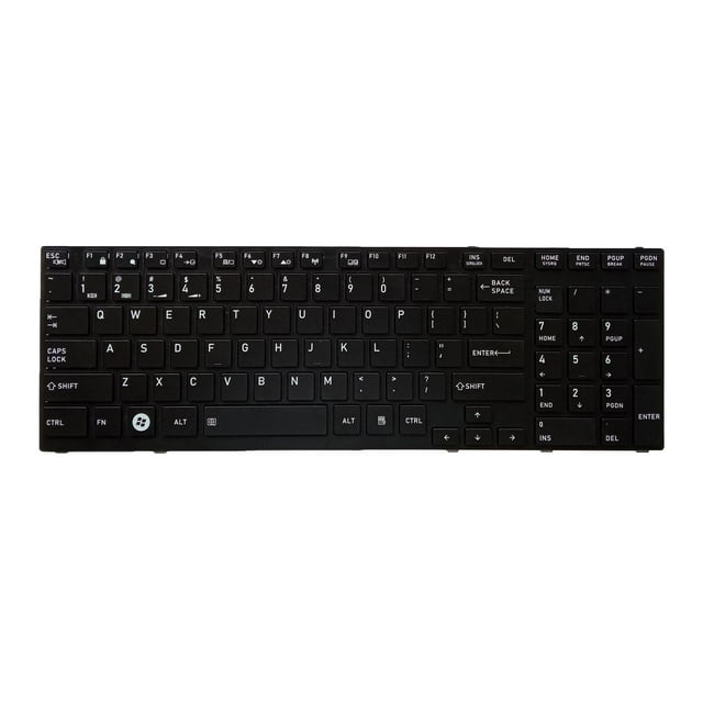 TISHITA Laptop Keyboard with Frame Matte Durable Notebook Keyboard Keypad for A660 A665 English