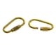 thumbnail image 3 of Wosthever Paquete de 24 ganchos de llavero con mosquetón de bloqueo de anillo en D, mosquetones de escalada, Clips, soporte para regalos, deportes al aire Artesanía Oro, 3 of 5