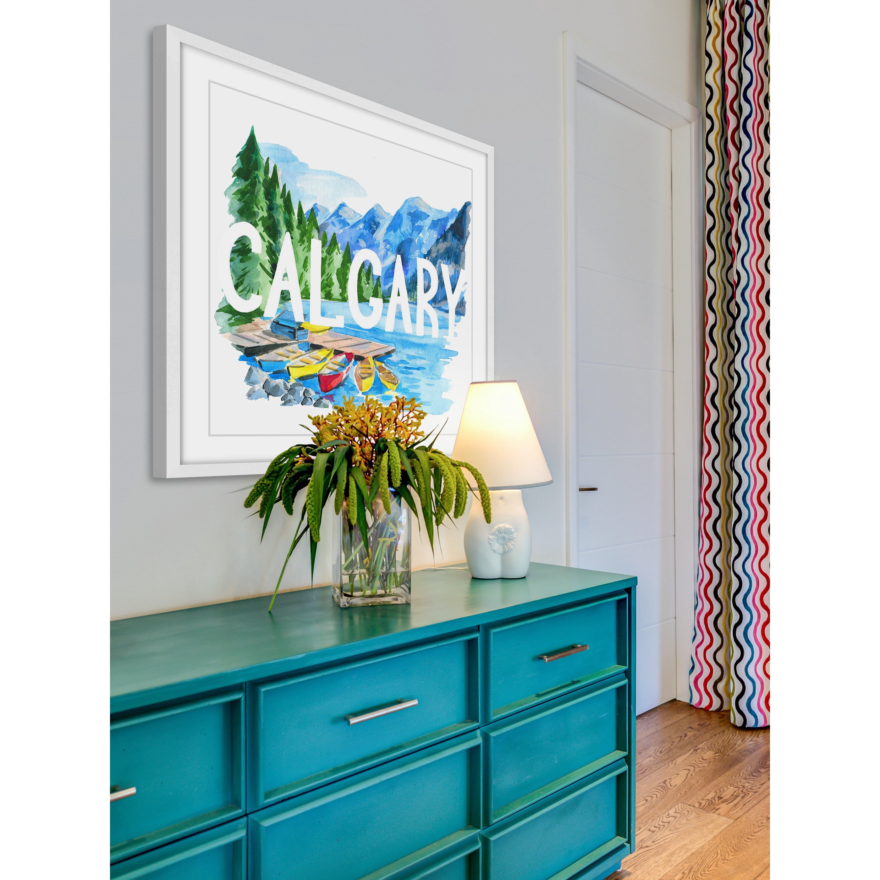 "Banff National Park (Calgary)" Framed Painting Print