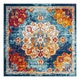 thumbnail image 3 of Unique Loom Parker Collection Area Rug - Kokulu (7' 10" Square Multi/Blue), 3 of 7