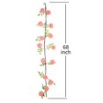 thumbnail image 5 of BalsaCircle 6 feet Pink Garland Silk Peony Flowers Leaves Wedding Party Bouquets Centerpieces, 5 of 6