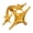 Gold, variant on Fashionable Cosmiced Theme Sturdy Alloy Finger Rings Elegant Jewelry Statement Pieces for Memorable Occasions Wear