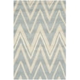 thumbnail image 2 of SAFAVIEH Cambridge Sam Geometric Wool Area Rug, Blue/Ivory, 3' x 5', 2 of 8