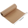 thumbnail image 3 of 30 Meters Brown Kraft Wrapping Paper Roll Parcel Art Craft 30Cm, 3 of 6