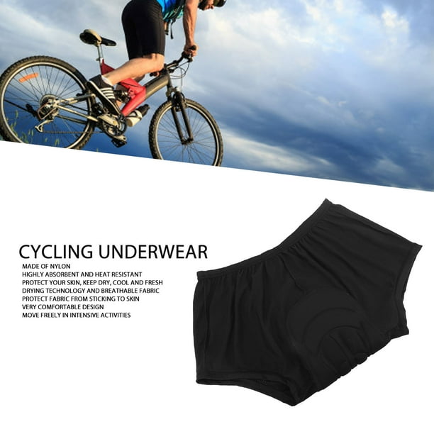 Padded Cycling Underwear, Bike Shorts Bicycle Underpants Breathable  Lightweight For Outdoor Activities 