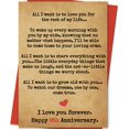 thumbnail image 1 of Tarjeta de aniversario ICOOLYI Tarjeta romántica de 8 aniversario, 1 of 9