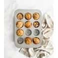 thumbnail image 2 of USA Pan Bakeware Muffin Pan, 12-Cup, Aluminized Steel, 2 of 2