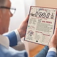 thumbnail image 4 of 3PCS UK Back in 1961 Birthday Poster A4 Size Unframed - 60th Birthday Gifts for 60 Years Old Women or Men, Vintage Party Decor Table Decoration or Couple Celebrating Their 60th Wedding Anniversary, 4 of 7