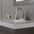 thumbnail image 3 of Delta Larkin Two Handle Centerset Bathroom Faucet,  Brushed Nickel, 3 of 4