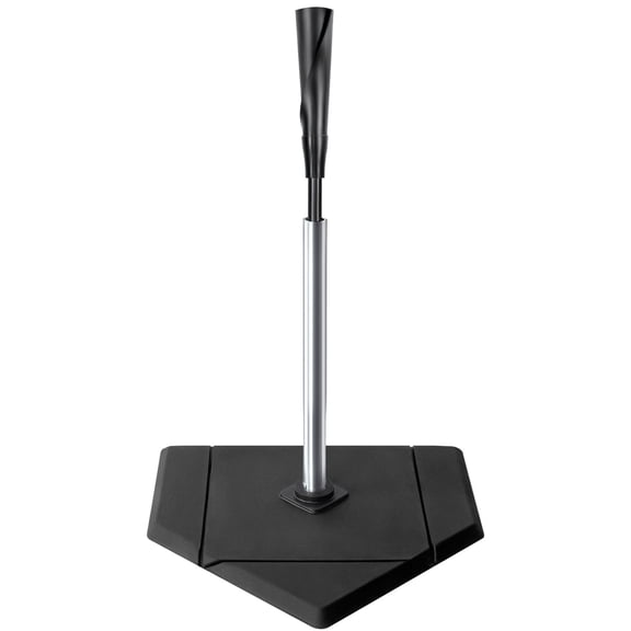 CureCalor Portable Baseball Batting Tee, Height Adjustable Traditional Home Plate Base for Baseball and Softball
