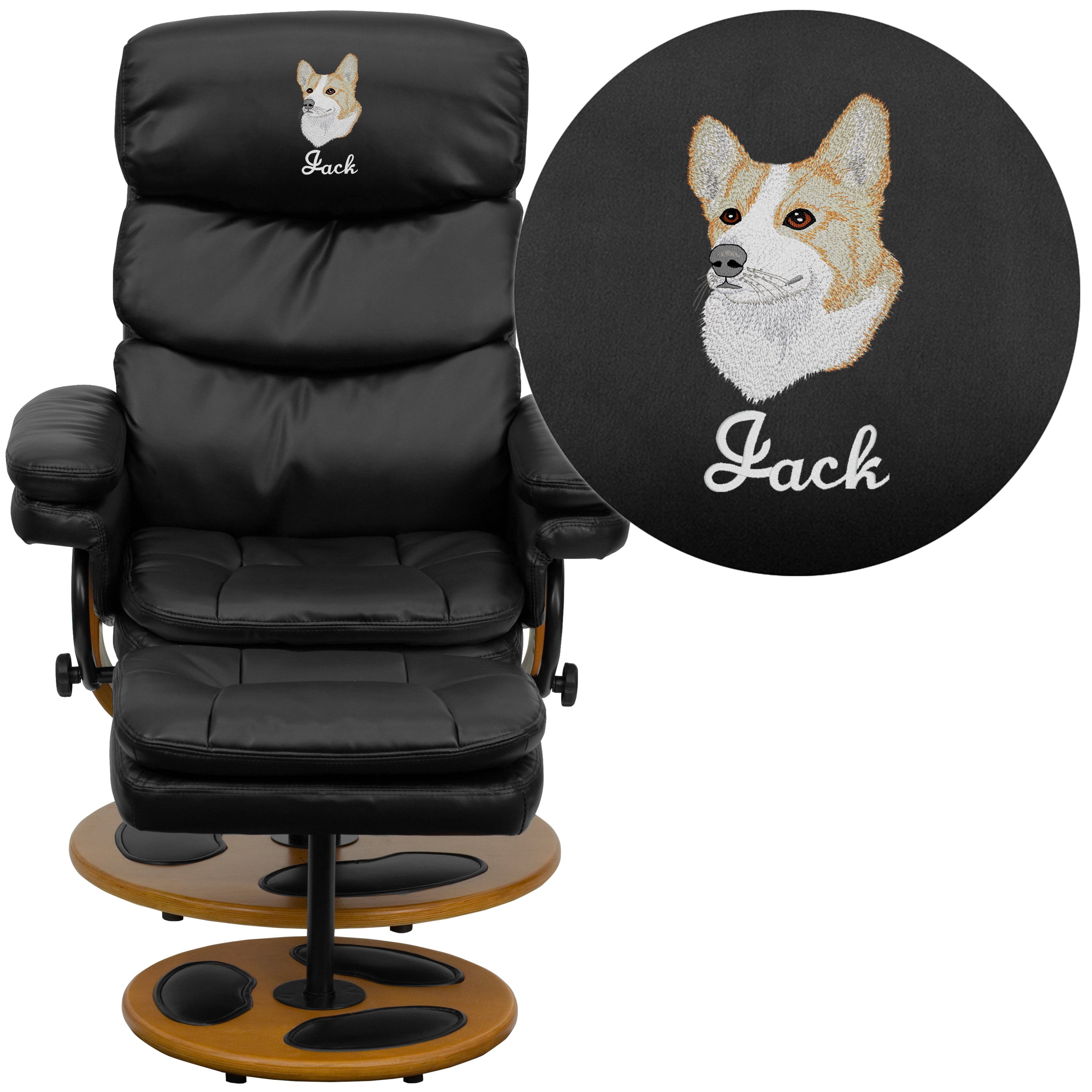 Flash Furniture Personalized Contemporary MultiPosition Recliner and