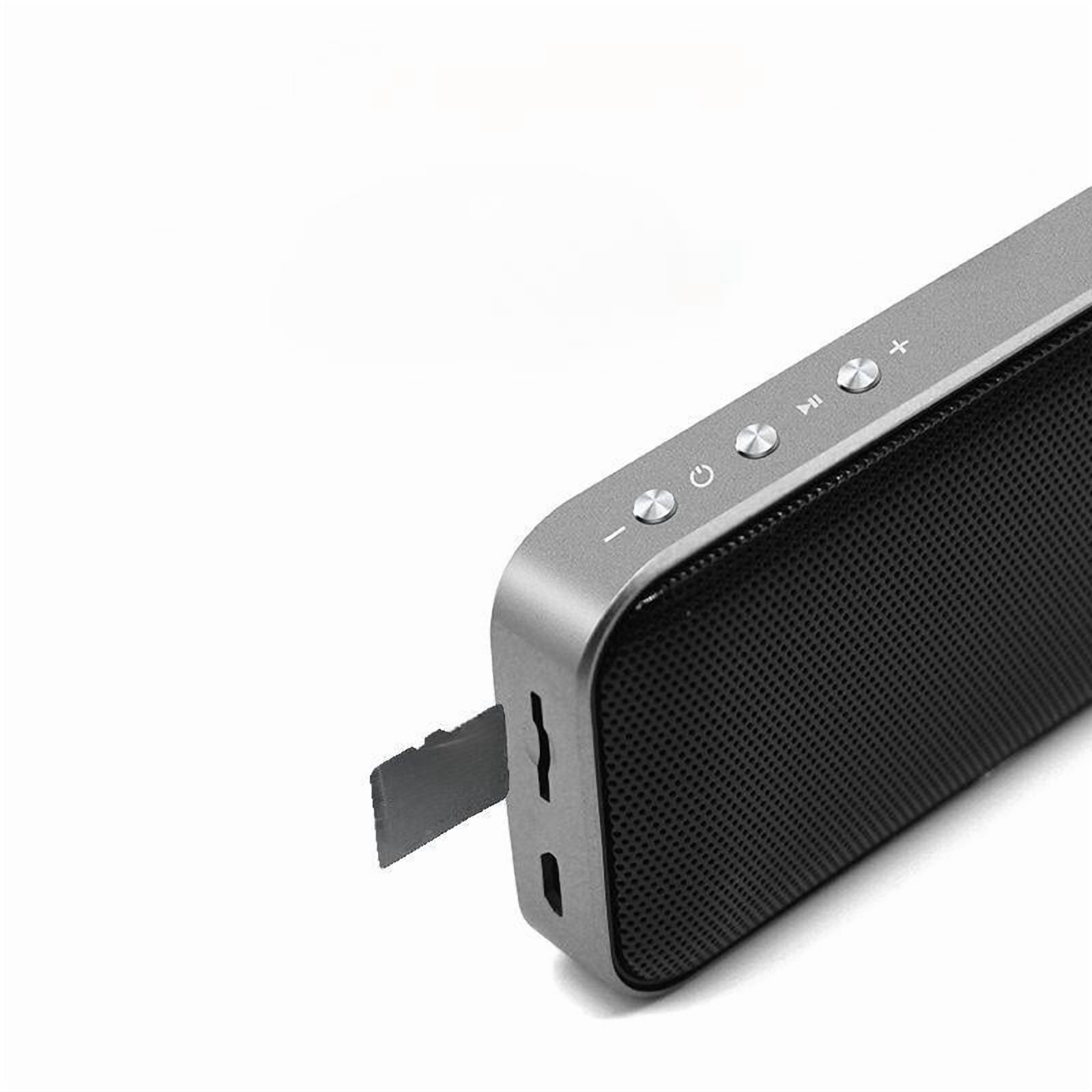 Portable Bluetooth Wireless Speaker with Heavy Bass, Ideal for Sports and Running, Features Card Slot and Hanging Strap