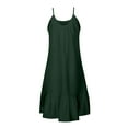 thumbnail image 5 of Women's Beach Dress Sleeveless Backless Camisole Mini Casual Summer Flowy Comfortable Lightweight Outfit Womens Casual Trendy Midi Dresses, 5 of 8
