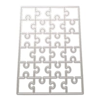 Puzzle Cutting Dies Metal Stencil Template for Scrapbooking, Album ...