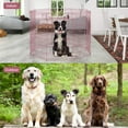 thumbnail image 2 of NiamVelo 48 inch Metal Dog Playpen Indoor Outdoor Large Folding Dog Fence Animal Exercise Heavy Duty Portable Puppy Playpen for Dog Cat Rabbits -8 Panel, Pink, 2 of 7