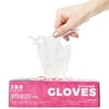 STYLETEK Powder Latex Free Non Medical Use Vinyl Medium Gloves HC-07126PF