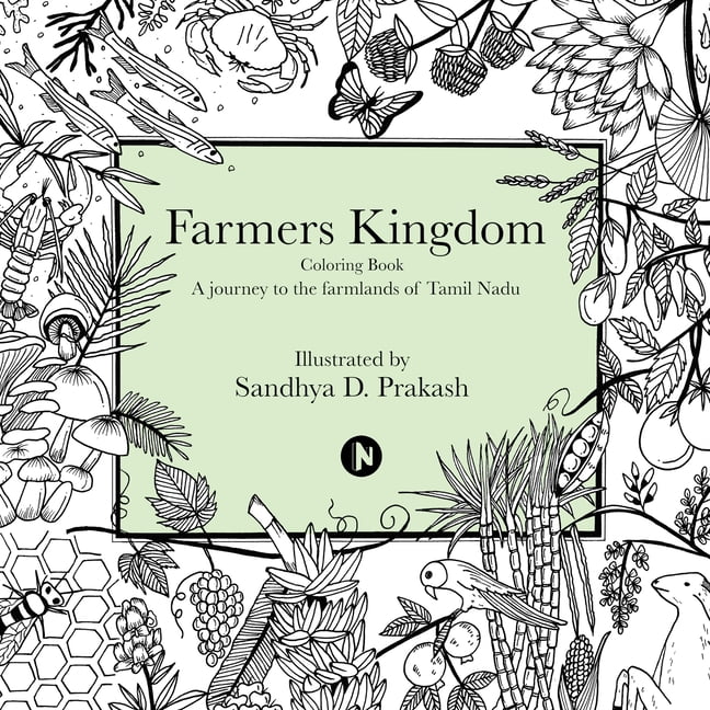 farmers kingdom  colouring book  a journey to the farmlands of tamil  paperback  walmart