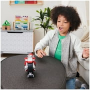 PAW Patrol, Moto Pups Marshall’s Deluxe Pull Back Motorcycle Vehicle with Wheelie Feature and Figure
